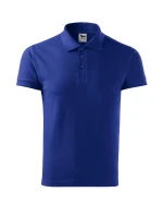 Bavlnená polokošeľa pánska kráľovská modrá