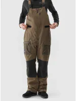Pánske snowboardové nohavice s trakmi 4FAW23TFTRM346-81S hnedé - 4F Pánske snowboardové nohavice s trakmi 4FAW23TFTRM346-81S hnedé - 4F