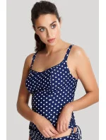 Plavky Anya Spot Balconnet Tankini Navy/ivory SW1011 - Panache Plavky Anya Spot Balconnet Tankini Navy/ivory SW1011 - Panache