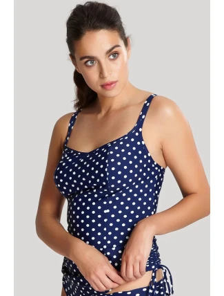 Plavky Anya Spot Balconnet Tankini Navy/ivory SW1011 - Panache Plavky Anya Spot Balconnet Tankini Navy/ivory SW1011 - Panache