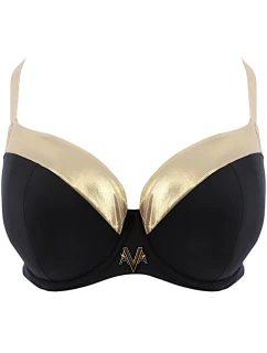 Dámsky vrchný diel plaviek SK 178 Black with gold - AVA