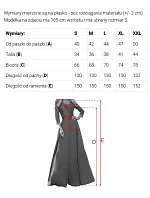 694-2 MIRELLA Elegantné maxi šaty so rozšíreným strihom a flitrovými rukávmi – čokoládovo hnedá 694-2 MIRELLA Elegantné maxi šaty so rozšíreným strihom a flitrovými rukávmi – čokoládovo hnedá