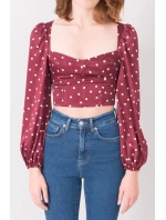 Blúzka 15814 bordó