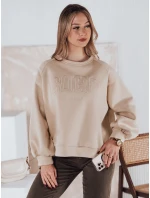 Dámska mikina COSYONE beige FashionStreet BY1349 Dámska mikina COSYONE beige FashionStreet BY1349