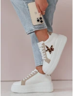 Dámske tenisky na platforme STARPAN beige FashionStreet ZY0869