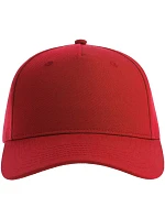 Atlantis Headwear Fiji 5-panelová bejzbalová čiapka 33.0103 červená Atlantis Headwear Fiji 5-panelová bejzbalová čiapka 33.0103 červená