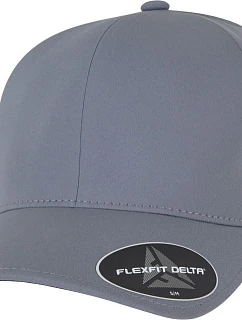 Flexfit 180 6-panelová čiapka s kšiltom „Delta“ 55.0180 kamenná šedá