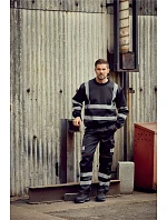 Mikina Yoko HVJ 510 Hi-Vis 79.J510, žltá/námornícka modrá Mikina Yoko HVJ 510 Hi-Vis 79.J510, žltá/námornícka modrá