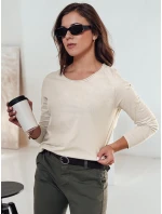 MINIMODA dámska blúzka s príveskom v jednej veľkosti béžová FashionStreet RY2680