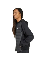 Pánska páperová bunda adidas Essentials Climawarm Hybrid Hooded Jacket black KA5251 pánska