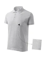 Bavlnená pánska polokošeľa svetlosivá