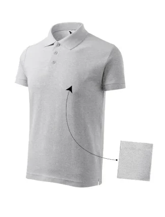 Bavlnená pánska polokošeľa svetlosivá