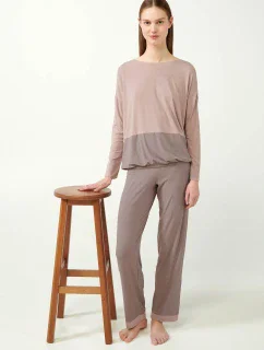 Vamp - Dámske rebrované pyžamo 21170 - Vamp