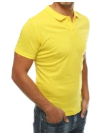 Pánske žlté polo tričko FashionStreet PX0314 Pánske žlté polo tričko FashionStreet PX0314