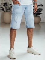 Pánske modré džínsové šortky FashionStreet SX2566 Pánske modré džínsové šortky FashionStreet SX2566