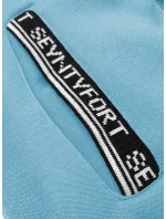 Dámska dlhá mikina na zips LHD v modrej farbe (AMG-173) Dámska dlhá mikina na zips LHD v modrej farbe (AMG-173)