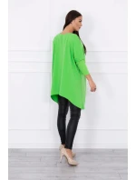 Oversize blúzka svetlo zelená