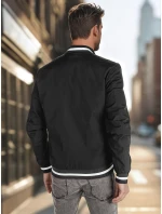Pánska prechodná bunda bomber čierna FashionStreet TX5013