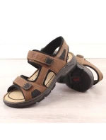 Rieker M 26156-25 RKR447B Sandále na suchý zips Rieker M 26156-25 RKR447B Sandále na suchý zips