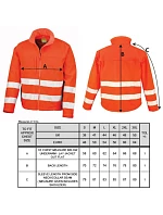 Result R 117X Bezpečnostná softshellová bunda 30.117X fluorescenčná oranžová Result R 117X Bezpečnostná softshellová bunda 30.117X fluorescenčná oranžová