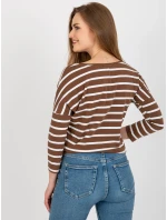 Blúzka RV BZ 8566.94 bielo-hnedá