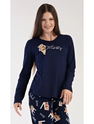 Dámske pyžamo dlhé Méďa