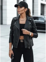 MODE MOSAIC dámska kožená bunda ramones black FashionStreet TY3893