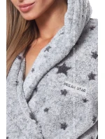 Dámsky župan 9135 melange - L&L