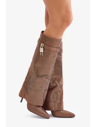 Topánky na podpätku model 202721 Krok vo veľkom štýle Topánky na podpätku model 202721 Krok vo veľkom štýle