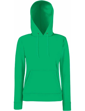 Fruit of the Loom Classic Lady-Fit Hooded Sweat Dámska mikina s kapucňou 16.2038 kelly green Fruit of the Loom Classic Lady-Fit Hooded Sweat Dámska mikina s kapucňou 16.2038 kelly green