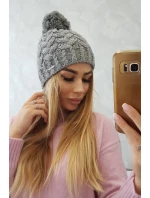 Fleecová čiapka Waleria K307 tmavo šedá