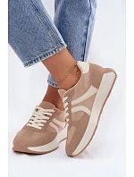 Dámske tenisky na platforme Beige Laurelia
