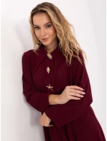 MI SK šaty C258.16 burgundy