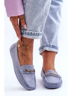 Dámske klasické semišové mokasíny modré Corinell Dámske klasické semišové mokasíny modré Corinell