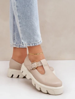 Poloplatformové topánky model 208333 Krok vo veľkom štýle