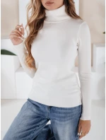 Dámsky sveter s rolákom VANORIA white FashionStreet MY2491 Dámsky sveter s rolákom VANORIA white FashionStreet MY2491
