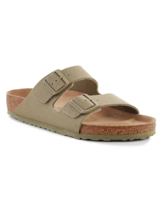 Birkenstock Rivet Logo Vegan Canvas Faded Flip Flops M 1023958