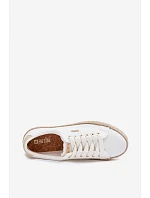 Dámske espadrilky na platforme Big Star TT274349 White Dámske espadrilky na platforme Big Star TT274349 White