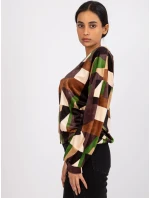 Blúzka DHJ BZ 6550.74P hnedá