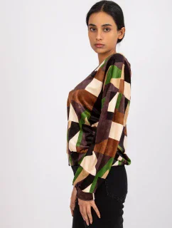 Blúzka DHJ BZ 6550.74P hnedá