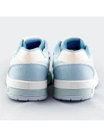 Svetlo modro-biele dámske dvojbaravné tenisky "adidasky" (AD-585)