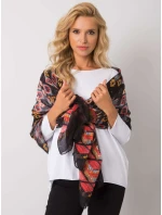 Šatka AT CH F106008 čiernej a červenej