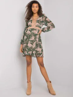 Šaty LC SK 22K 3035.03P tmavo zelená