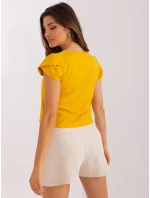 Blúzka LK BZ 505783 2.01P tmavo žltá