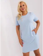 RV SK 8899 šaty.14P svetlo modrá RV SK 8899 šaty.14P svetlo modrá