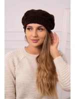 Dámska čiapka Sofia K369 hnedá