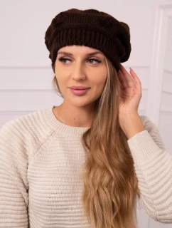 Dámska čiapka Sofia K369 hnedá