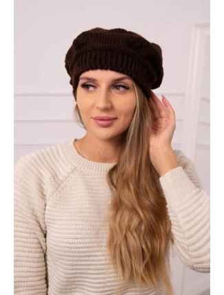 Dámska čiapka Sofia K369 hnedá