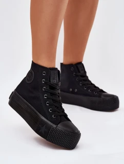 Dámske tenisky na platforme Big Star RR274742 Black