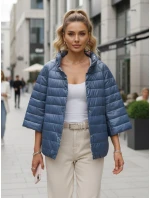 Dámska prešívaná obojstranná bunda FLORIS blue FashionStreet TY5527